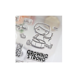 Alua Cid Growing Strong Clear Stamp