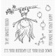My Favorite Things Let Your Hair Down Clear Stamps
