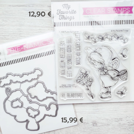 My Favorite Things Flutterby Friends Clear Stamps