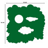 Vaessen Creative Mask Stencil Sun & Clouds