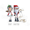 Stamping Bella ODDBALL SANTA AND THE MISSUS Rubber Stamp Set