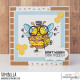 Stamping Bella BUZZY BEE TAP DANCING Rubber Stamp