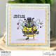 Stamping Bella BUZZY BEE TAP DANCING Rubber Stamp