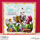 Stamping Bella BUZZY BEE SNOOZING Rubber Stamp
