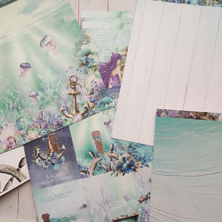 Prima Marketing A Mermaid's Tale Paper Pad 30x30cm