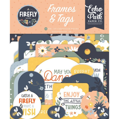 Echo Park Firefly Frames & Tags 34pz