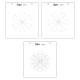 Sizzix Layered Stencils 3pz - Color Wheel by Eileen Hull 666879
