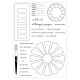 Sizzix A5 Clear Stamps Set 24pz - Swatch Cards by Eileen Hull 666881