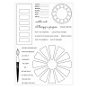 Sizzix A5 Clear Stamps Set 24pz - Swatch Cards by Eileen Hull 666881