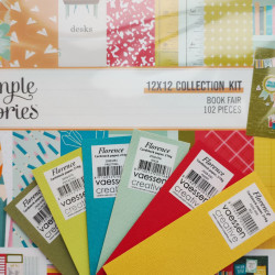 Simple Stories Book Fair Collection Kit 30x30cm