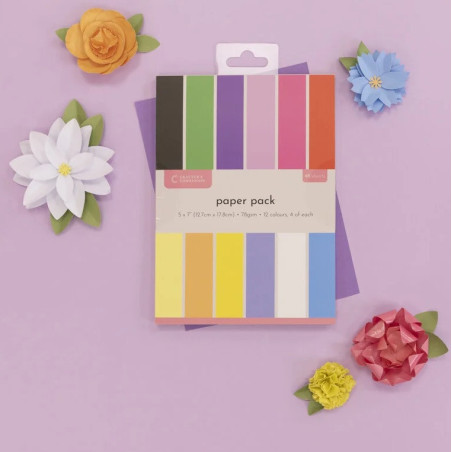 Crafter's Companion Flower Paper Punches Paper Pad