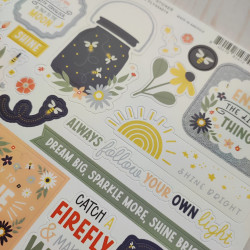 Echo Park Firefly Element Sticker 30x30cm