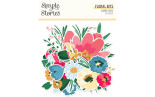 Simple Stories Sunny Days Floral Bits & Pieces 33pz
