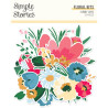Simple Stories Sunny Days Floral Bits & Pieces 33pz