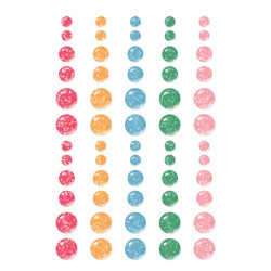 Simple Stories Sunny Days Glitter Enamel Dots