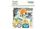 Simple Stories Happy Travels Bits & Pieces 56pz