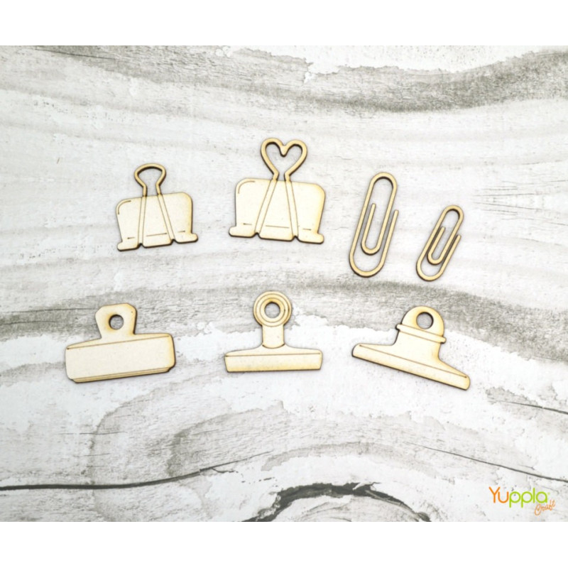YupplaCraft Legnetti Clips e Graffette