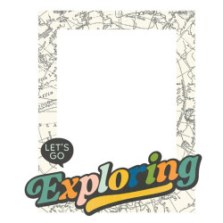 Simple Stories Happy Travels Chipboard Frames 6pz
