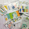 Simple Stories Happy Travels Chipboard Frames 6pz