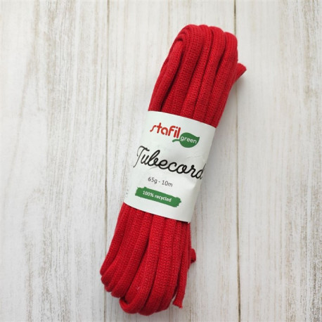 Cordoncino Tubolare TUBECORD ROSSO 10m