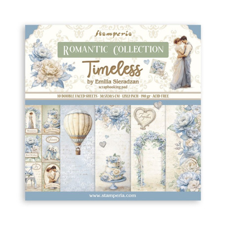 Stamperia Timeless Paper Pack 30x30cm