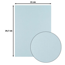 2 Fogli Cartoncino Trama Lino A4 GLACIER 250 gsm