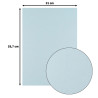 2 Fogli Cartoncino Trama Lino A4 GLACIER 250 gsm