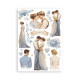 Stamperia Timeless A5 Washi Pad 8pz