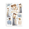 Stamperia Timeless A5 Washi Pad 8pz