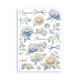 Stamperia Timeless A5 Washi Pad 8pz