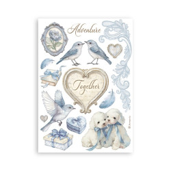 Stamperia Timeless A5 Washi Pad 8pz
