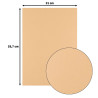 10 fogli Cartoncino Trama Lino A4 PARCHMENT 250 gsm