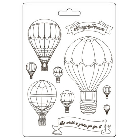 Stamperia Timeless A5 Soft Mould Balloons