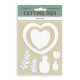 Stamperia Wooden Heart A6 Cutting Dies