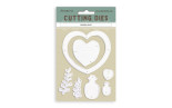 Stamperia Wooden Heart A6 Cutting Dies