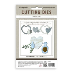 Stamperia Wooden Heart A6 Cutting Dies