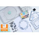 Sizzix Stencil & Stamp Tool Accessory Stamp & Spin Tool 666614