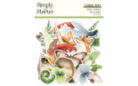 Simple Stories Simple Vintage Woodlands Floral Bits & Pieces 33pz