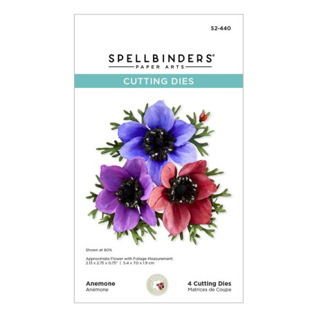 Spellbinders Anemone Etched Dies