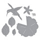 Spellbinders Petunia and Hummingbird Etched Dies