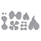 Spellbinders Begonia and Ladybugs Etched Dies