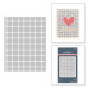 Spellbinders Journal Grid Registration BetterPress Plate