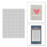 Spellbinders Journal Grid Registration BetterPress Plate