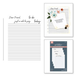 Spellbinders Journal Grid Registration BetterPress Plate