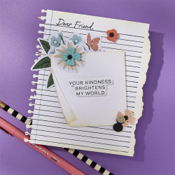Spellbinders Journal Grid Registration BetterPress Plate