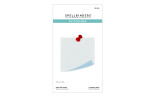 Spellbinders Push Pin Notes Etched Dies