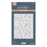 Spellbinders Script Tekst BetterPress Plate