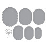 Spellbinders Scallop and Stitched Edge Ovals Etched Dies