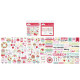 Doodlebug Design Berry Sweet All The Things 138 pezzi