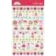 Doodlebug Design Berry Sweet Puffy Icons Stickers